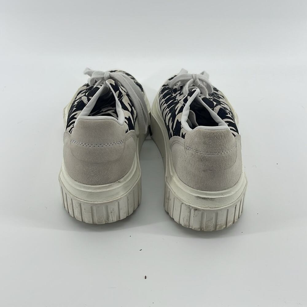 Adidas HyperSleek houndstooth platform pointed toe suede sneakers sz 7.5 - Picture 7 of 8